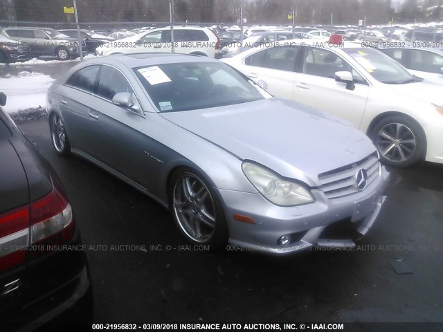 WDDDJ76X86A029315 - 2006 MERCEDES-BENZ CLS 55 AMG SILVER photo 1