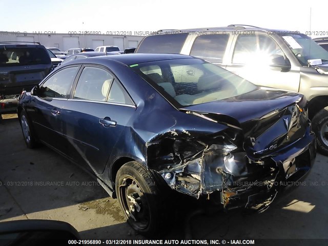 1G2ZF57B784115407 - 2008 PONTIAC G6 VALUE LEADER/BASE BLUE photo 3