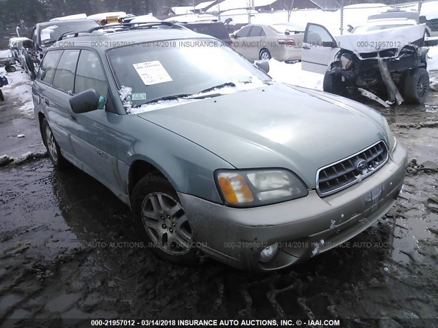 4S3BH675847634028 - 2004 SUBARU LEGACY OUTBACK AWP 绿色 照片 1