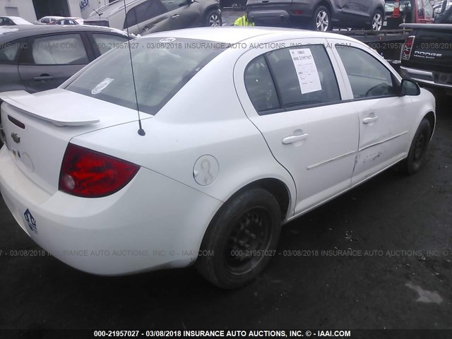 1G1AD5F51A7174394 - 2010 CHEVROLET COBALT 1LT WHITE photo 4