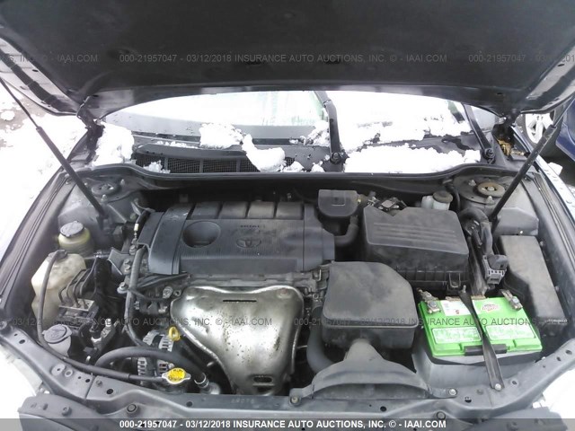 4T1BF3EK5BU598709 - 2011 TOYOTA CAMRY SE/LE/XLE ნაცრისფერი ფოტო 10