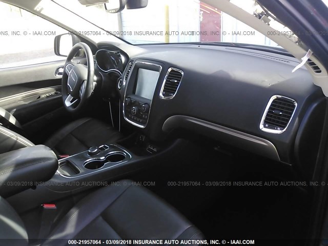 1C4RDHDG0HC614977 - 2017 DODGE DURANGO GT GRAY photo 5