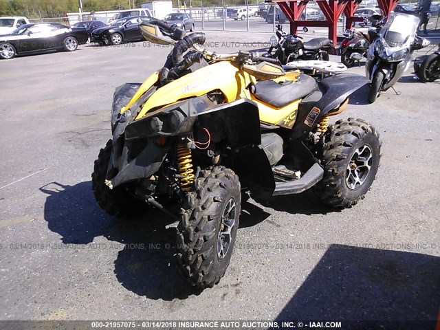 3JBMXLP11EJ000255 - 2014 CAN-AM RENEGADE 1000 X XC YELLOW photo 2