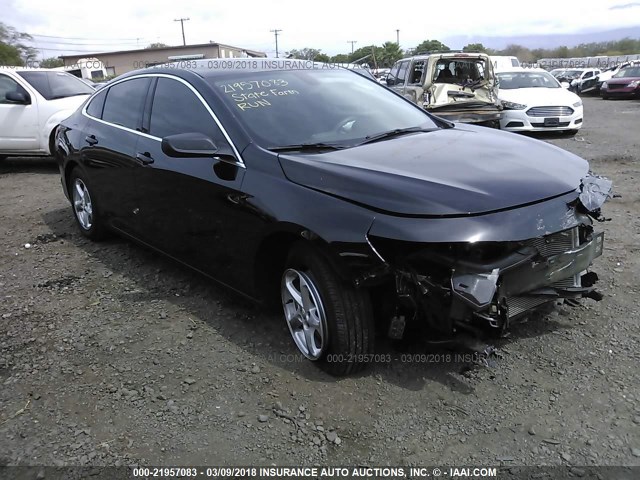 1G1ZB5ST7HF188233 - 2017 CHEVROLET MALIBU LS 黑色 照片 1