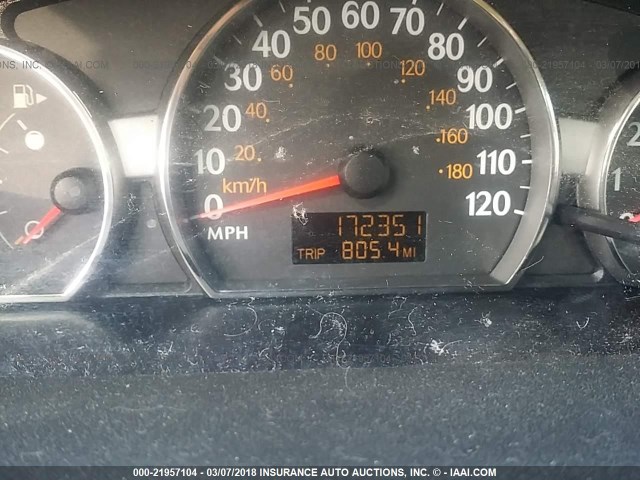 1G8AN12F65Z172852 - 2005 SATURN ION LEVEL 2 GRAY photo 7