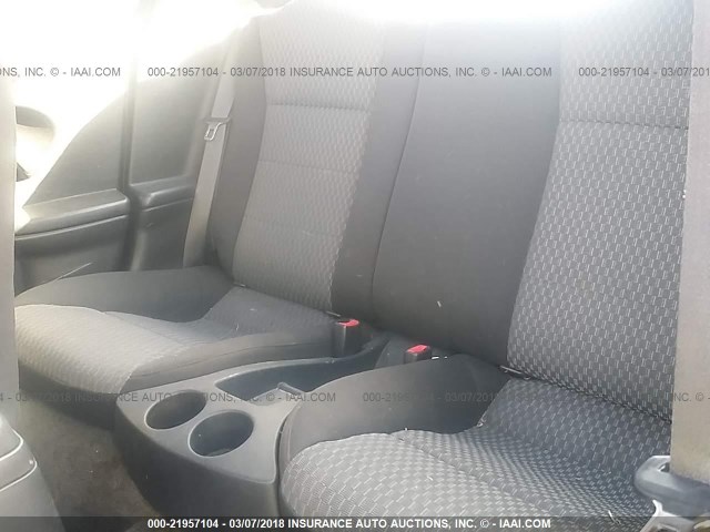 1G8AN12F65Z172852 - 2005 SATURN ION LEVEL 2 GRAY photo 8