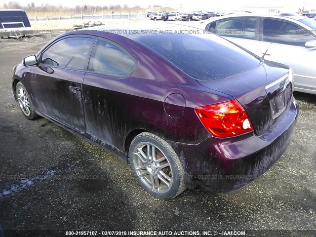 JTKDE177160082396 - 2006 TOYOTA SCION TC 勃艮第红 照片 3