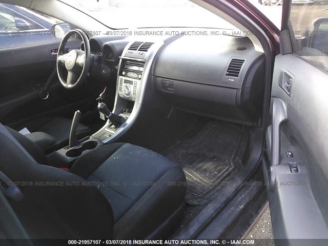 JTKDE177160082396 - 2006 TOYOTA SCION TC 勃艮第红 照片 5