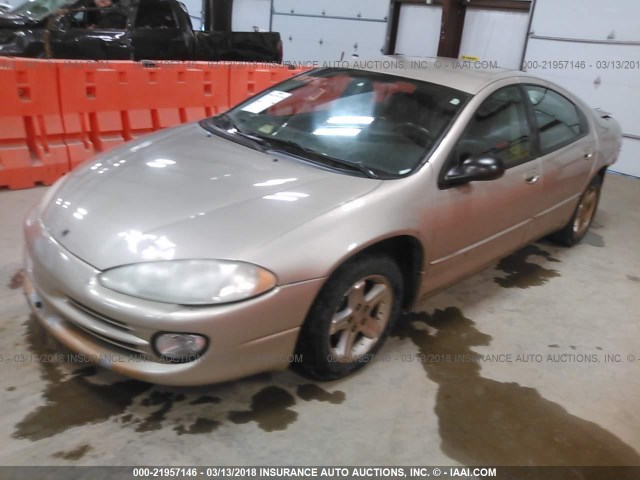 2B3HD56M02H247078 - 2002 DODGE INTREPID ES TAN photo 2