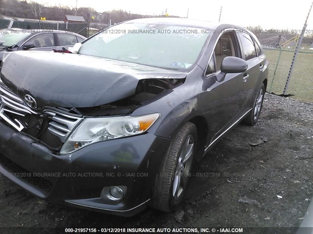 4T3BK11A39U017755 - 2009 TOYOTA VENZA GRAY photo 2