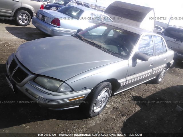 1G2NE55M0SC704057 - 1995 PONTIAC GRAND AM SE GRAY photo 2