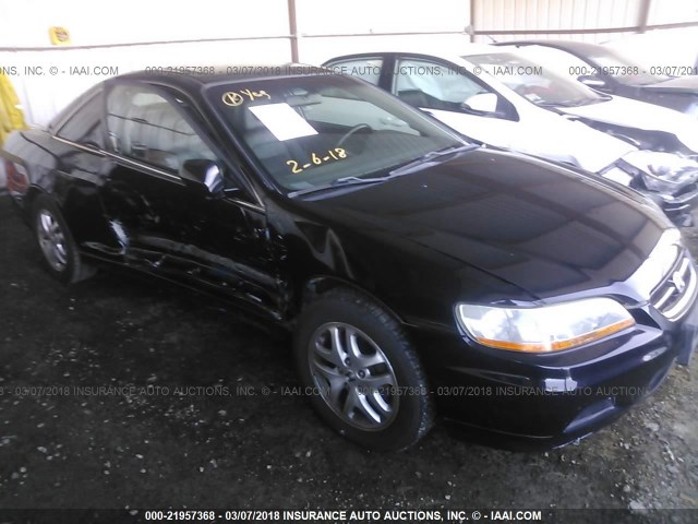 1HGCG22582A014028 - 2002 HONDA ACCORD EX BLACK photo 1