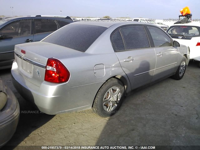 1G1ZS58F27F117814 - 2007 CHEVROLET MALIBU LS 银色 照片 4