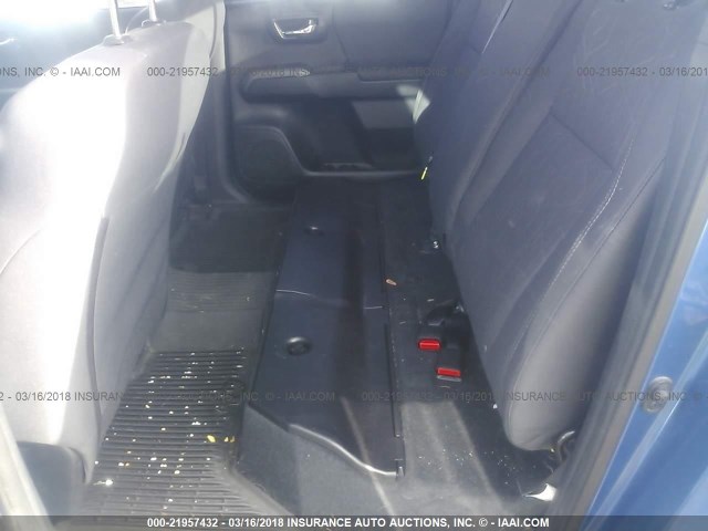3TMCZ5ANXGM041172 - 2016 TOYOTA TACOMA DBL CAB/SR/SR5/TRD SPT/OR BLUE photo 8
