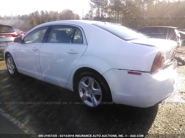 1G1ZB5EB6AF204222 - 2010 CHEVROLET MALIBU LS 白色 照片 3