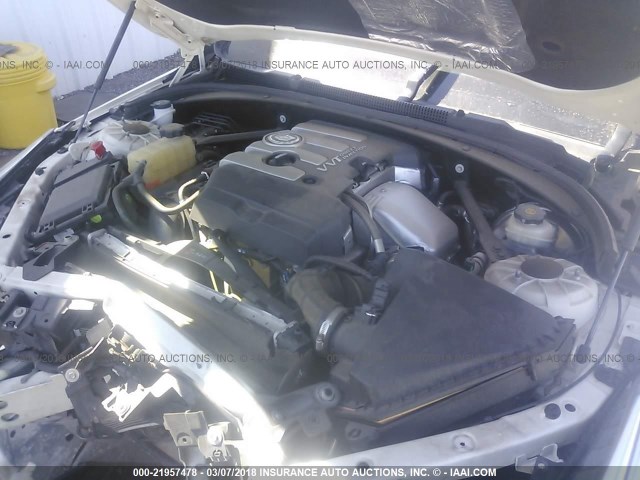 1G6AA5RX4E0116908 - 2014 CADILLAC ATS CREAM photo 10