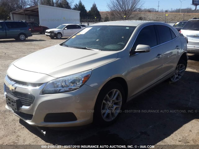 1G11C5SLXEF227614 - 2014 CHEVROLET MALIBU 1LT 米色 照片 2
