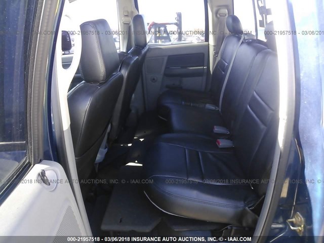 1D7KS28A57J592470 - 2007 DODGE RAM 2500 ST/SLT BLUE photo 8