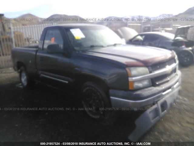 1GCEC14V54Z235018 - 2004 CHEVROLET SILVERADO C1500 GRAY photo 1