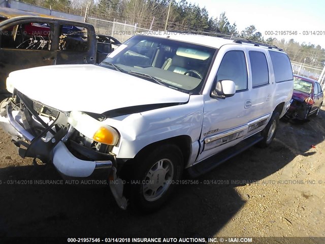 3GKEC16T31G265016 - 2001 GMC YUKON XL C1500 WHITE photo 2