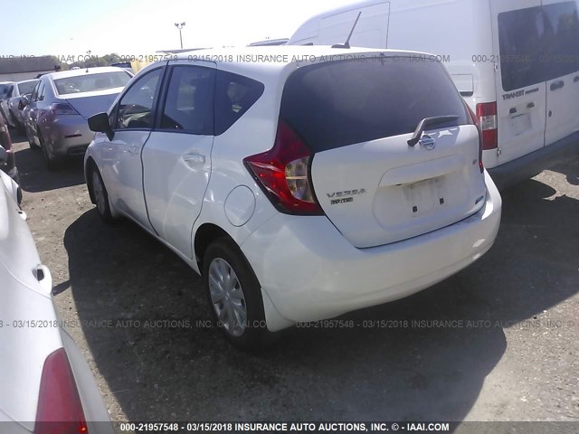 3N1CE2CP8GL386508 - 2016 NISSAN VERSA NOTE S/S PLUS/SV/SL/SR WHITE photo 3