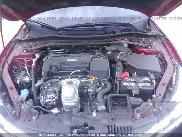 1HGCR2F5XGA200598 - 2016 HONDA ACCORD SPORT 红色 照片 10