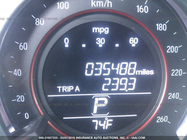 1HGCR2F5XGA200598 - 2016 HONDA ACCORD SPORT 红色 照片 7