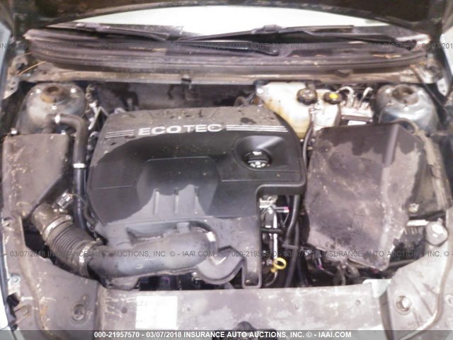 1G1ZG57B59F100900 - 2009 CHEVROLET MALIBU LS ფერფლისფერი ფოტო 10