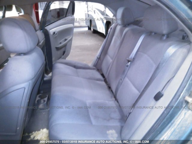 1G1ZG57B59F100900 - 2009 CHEVROLET MALIBU LS ფერფლისფერი ფოტო 8