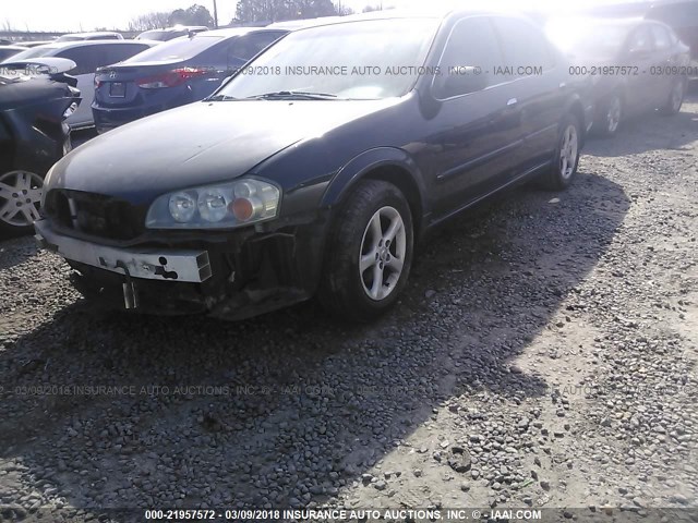 JN1DA31D92T402105 - 2002 NISSAN MAXIMA GLE/GXE/SE BLACK photo 2