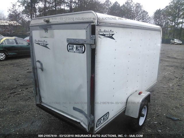 5A3C408S15L001176 - 2005 CARGO TRAILER WHITE photo 4