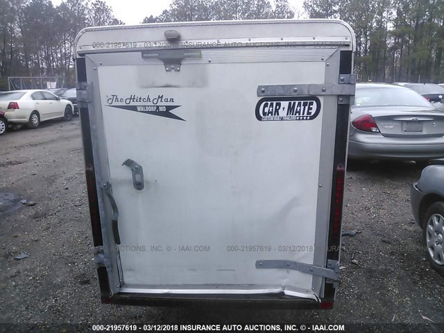 5A3C408S15L001176 - 2005 CARGO TRAILER WHITE photo 6