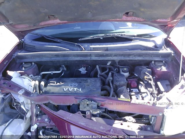 JTLKT324864085774 - 2006 TOYOTA SCION XB Марун фото 10