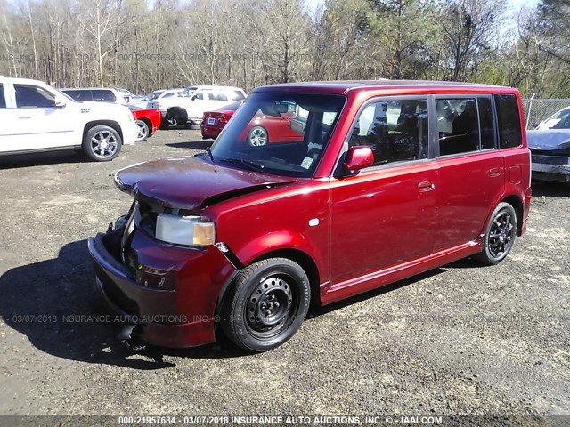 JTLKT324864085774 - 2006 TOYOTA SCION XB Марун фото 2