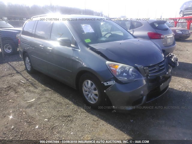 5FNRL38618B400588 - 2008 HONDA ODYSSEY EXL GRAY photo 1