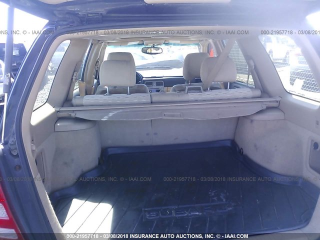 JF1SG65645H723451 - 2005 SUBARU FORESTER 2.5XS შავი ფოტო 8