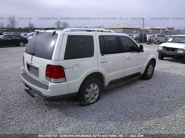5LMEU78H83ZJ48001 - 2003 LINCOLN AVIATOR 白色 照片 4