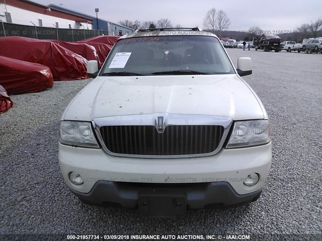 5LMEU78H83ZJ48001 - 2003 LINCOLN AVIATOR 白色 照片 6