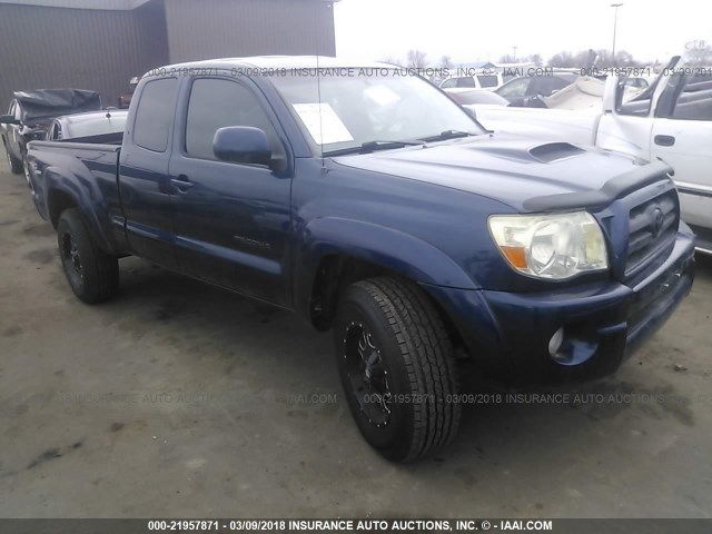 5TEUU42N46Z187161 - 2006 TOYOTA TACOMA ACCESS CAB Blau Foto 1