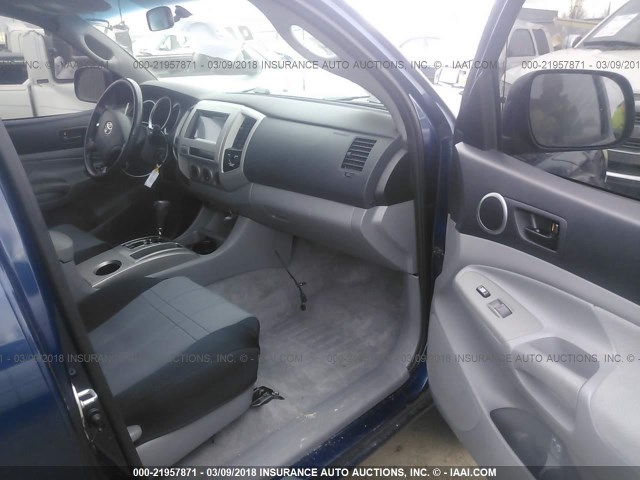 5TEUU42N46Z187161 - 2006 TOYOTA TACOMA ACCESS CAB Blau Foto 5