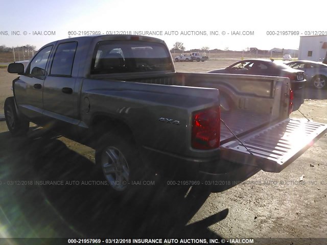 1D7RW3GK0AS225951 - 2010 DODGE DAKOTA SXT TAN photo 3