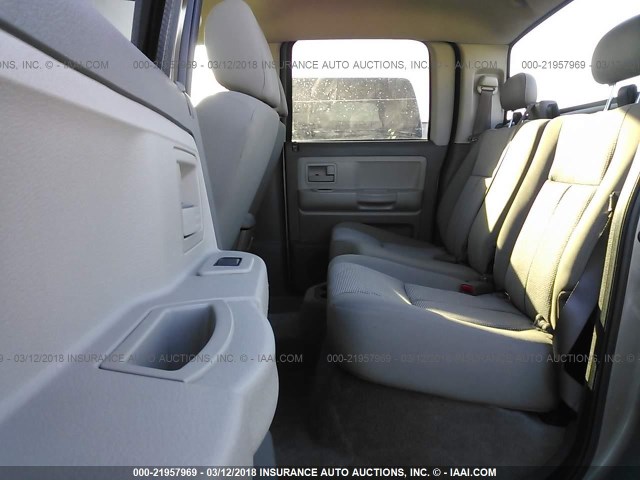 1D7RW3GK0AS225951 - 2010 DODGE DAKOTA SXT TAN photo 8