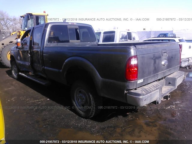 1FT8W3BTXGEA32297 - 2016 FORD F350 SUPER DUTY GRAY photo 3