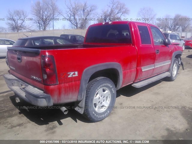 1GCEK19T84E252963 - 2004 CHEVROLET SILVERADO K1500 RED photo 4