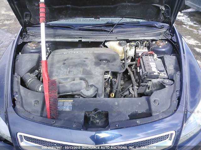 1G1ZG57BX9F250999 - 2009 CHEVROLET MALIBU LS 蓝色 照片 10