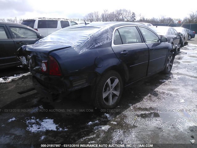 1G1ZG57BX9F250999 - 2009 CHEVROLET MALIBU LS 蓝色 照片 4