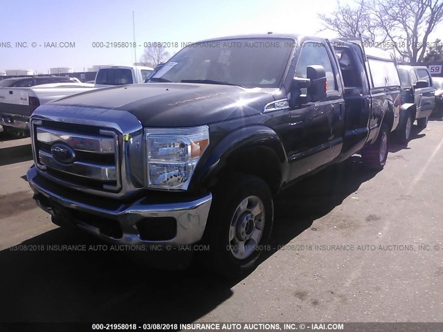 1FT7W2B64GED13978 - 2016 FORD F250 SUPER DUTY BLACK photo 2