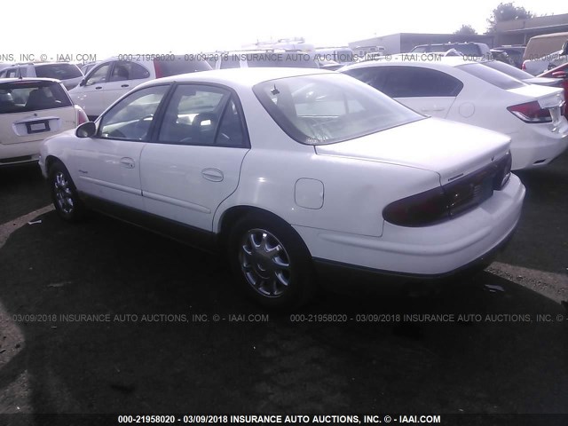 2G4WF551511169990 - 2001 BUICK REGAL GS WHITE photo 3