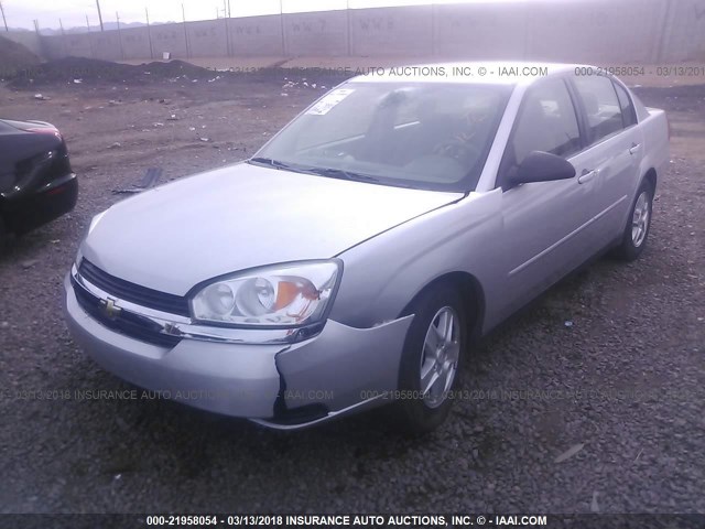 1G1ZT52805F252679 - 2005 CHEVROLET MALIBU LS ვერცხლისფერი ფოტო 2