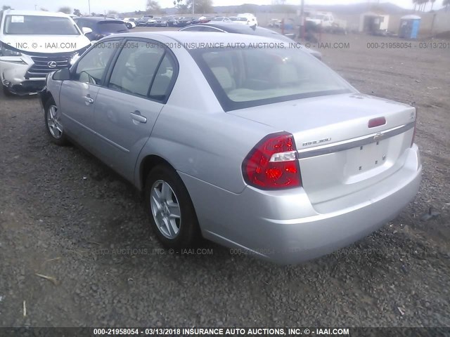1G1ZT52805F252679 - 2005 CHEVROLET MALIBU LS ვერცხლისფერი ფოტო 3